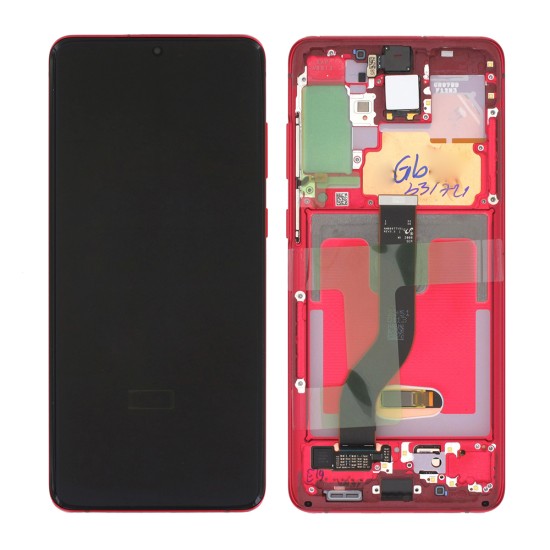 Touch+Display+Frame Samsung Galaxy S20 Plus 4G/G985/S20 Plus 5G/G986 Service Pack Red Touch+Display+Frame Samsung Galaxy S20 Plus 4G/G985/S20 Plus 5G/G986 Service Pack Red